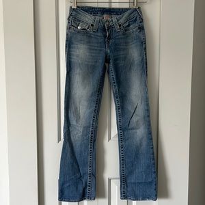 True Religion hi-Rise light blue boot cut jeans. Good condition worn a few times